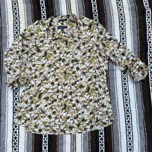 Patterned Stretch Blouse | Jones New York Signature